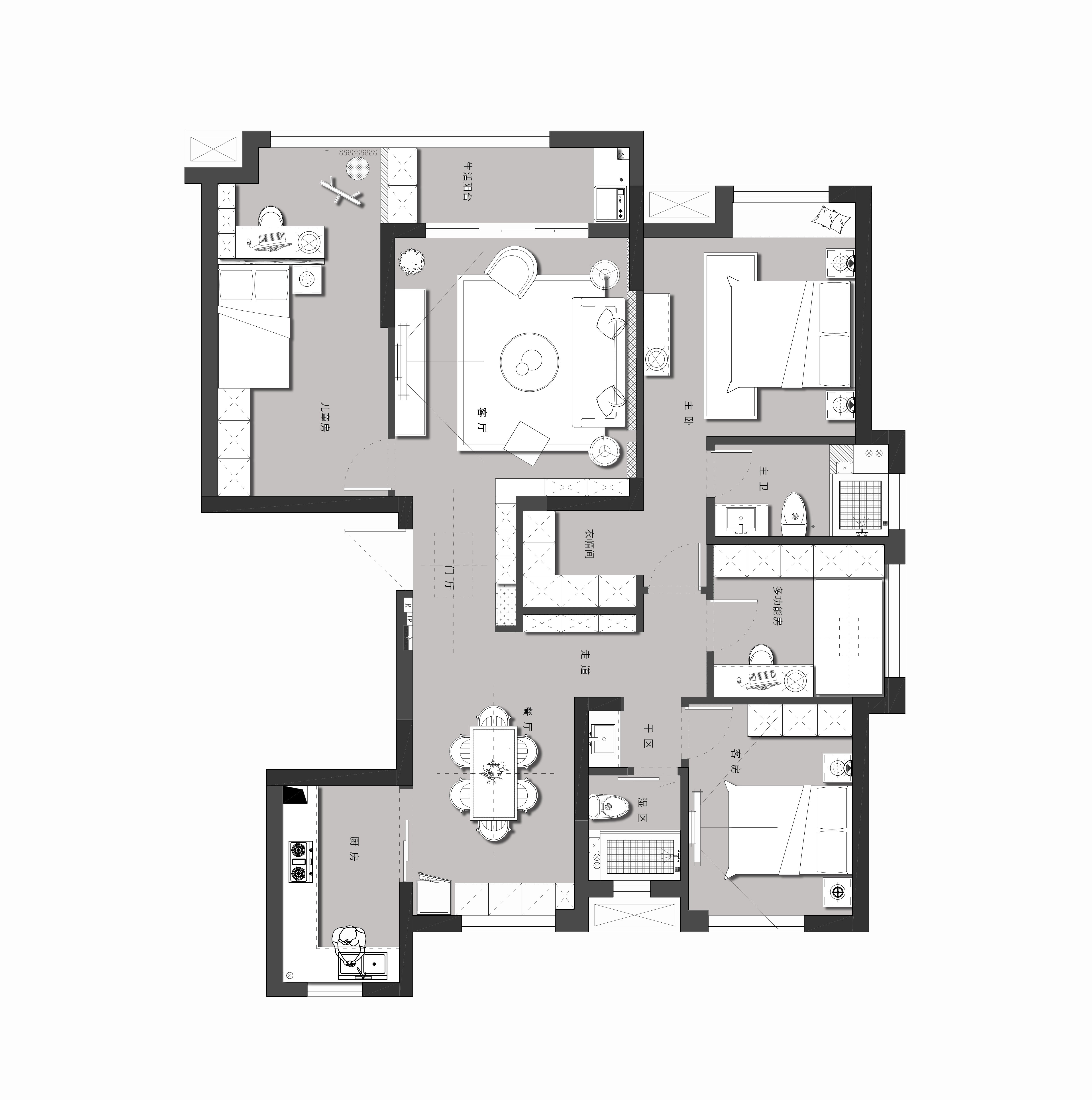 暗香丨美宅·美生设计-13