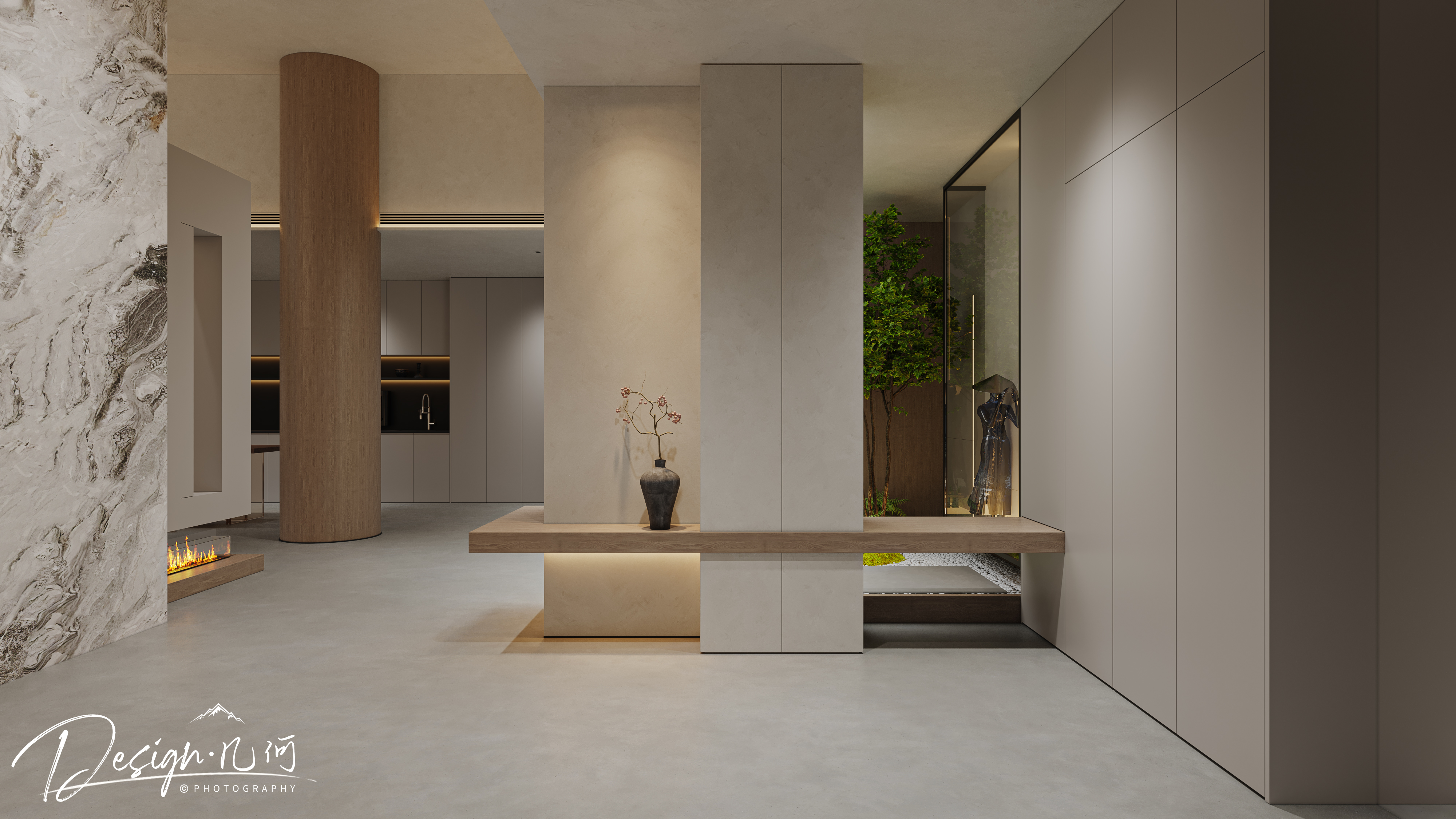 几何空间视觉表现 | 吾悦公馆现代复试客餐厅-10