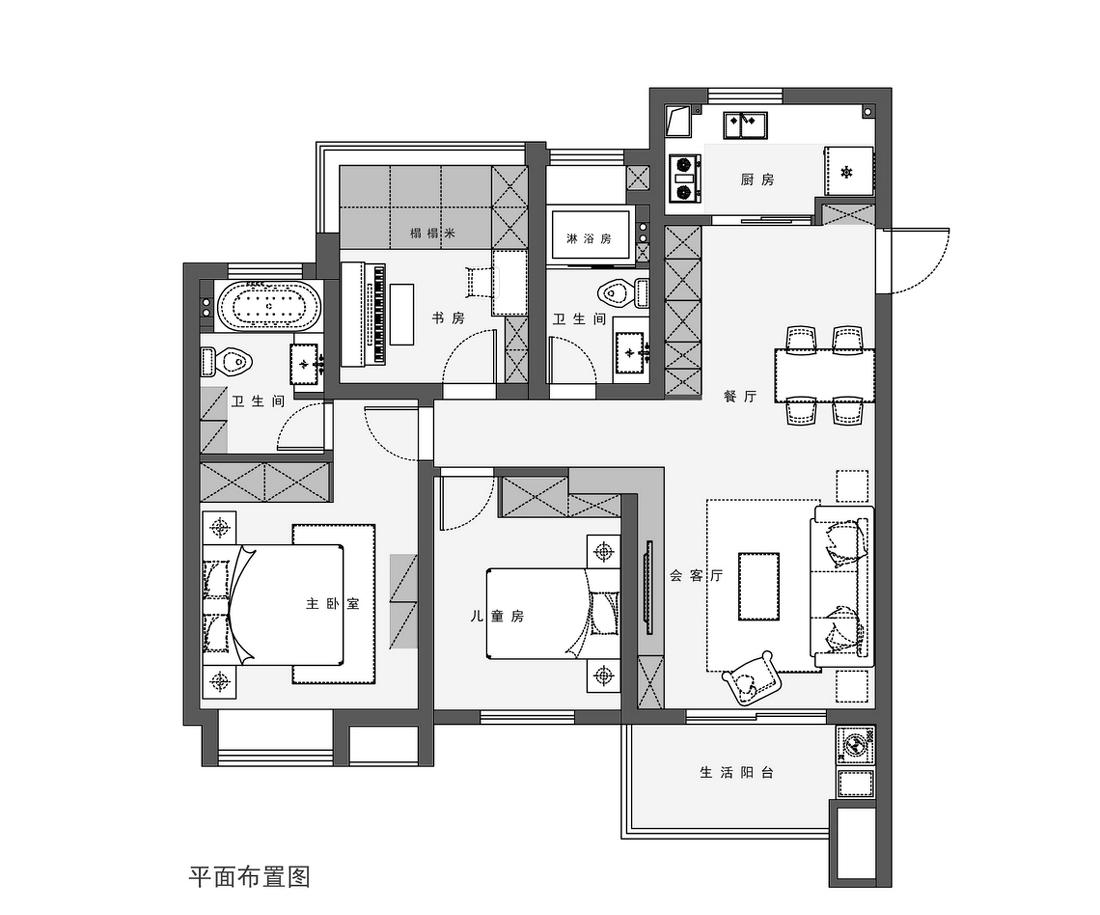 繁华都市中的舒适生活空间-2