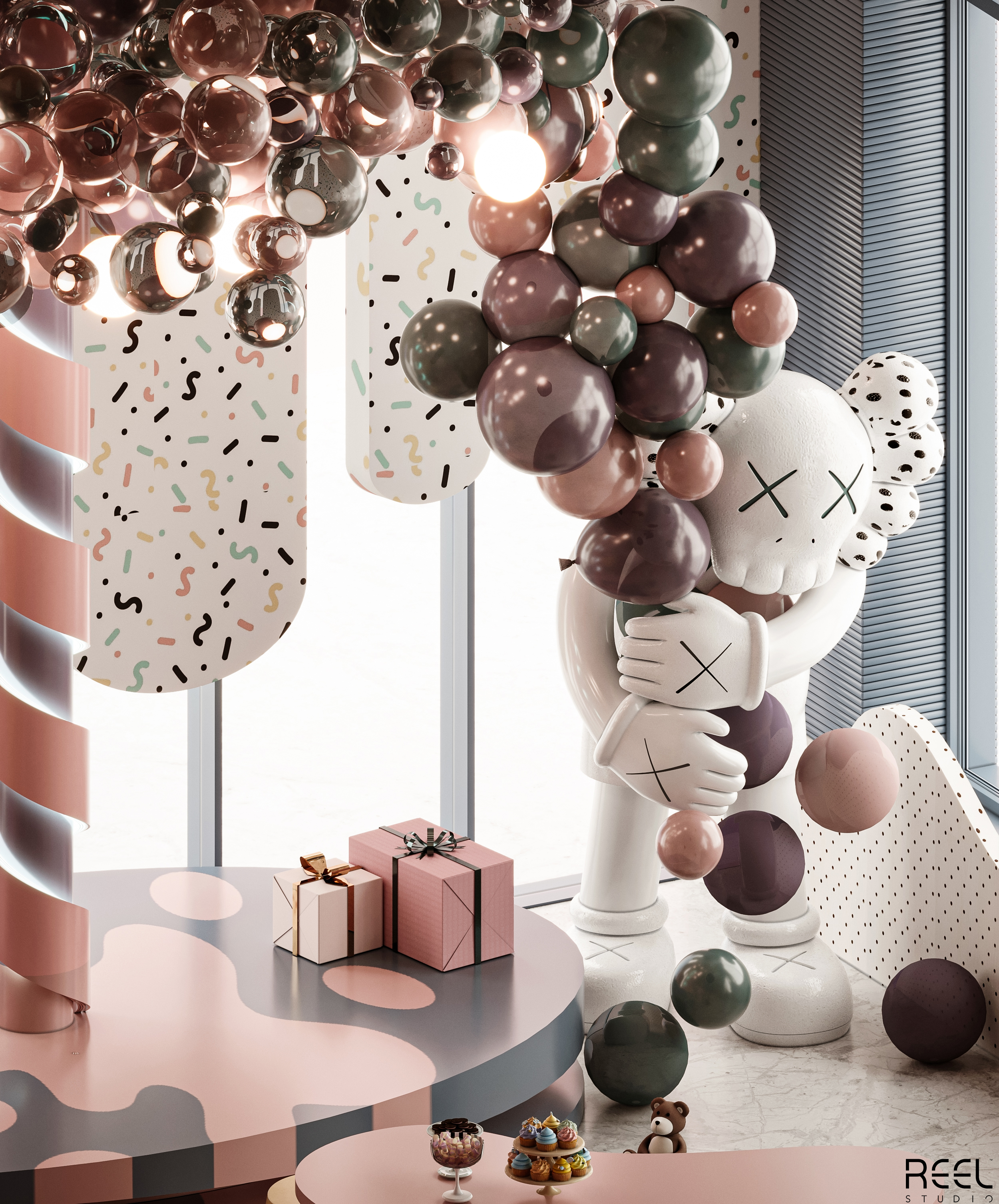 生日派对区室内设计丨沙特阿拉伯-5