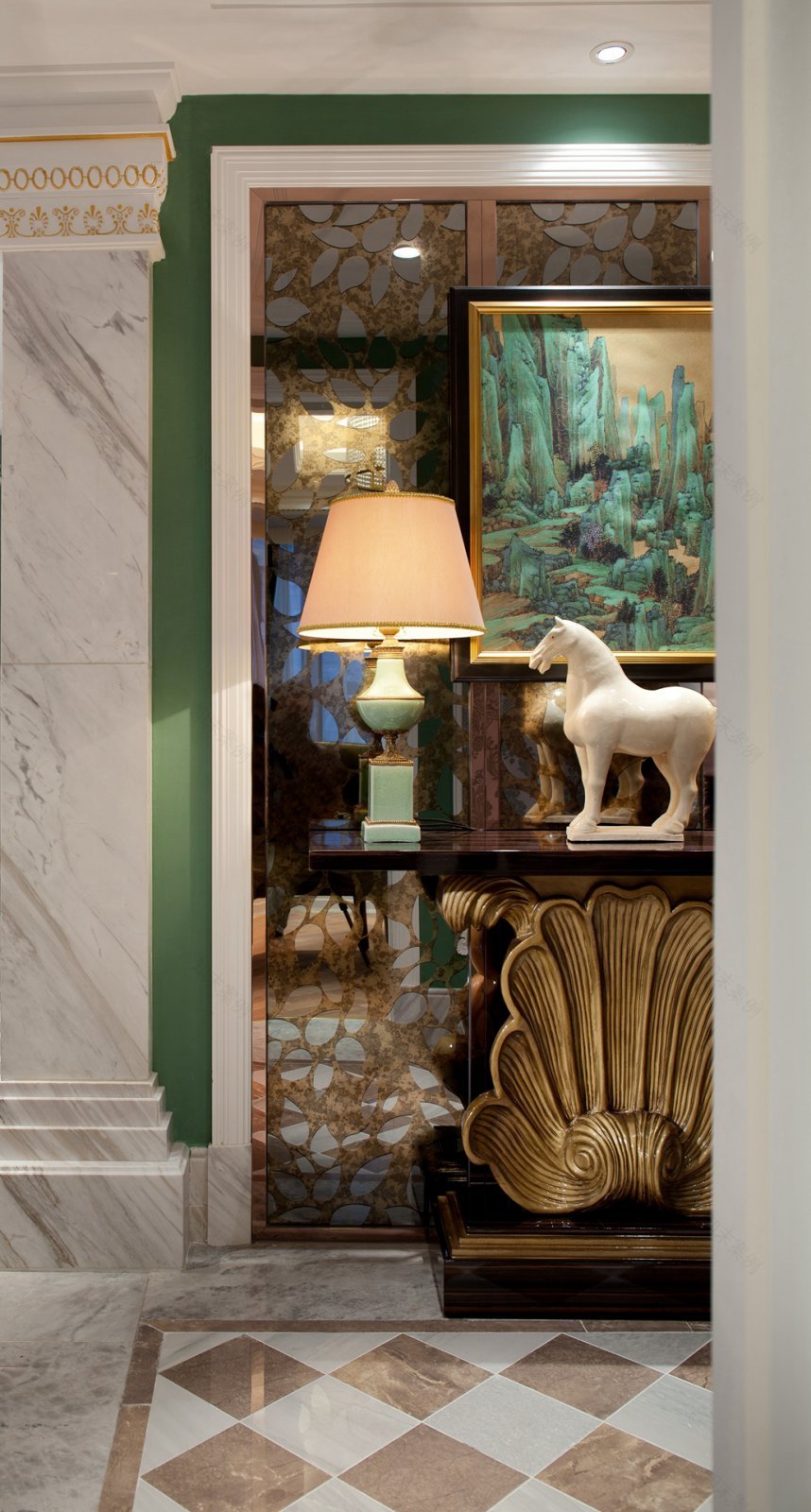 臻品空间设计:东莞中熙·香缇公馆样板房-7