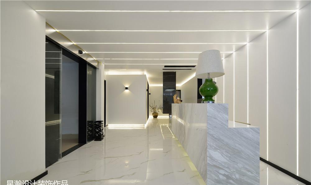 星瀚公司前台会客厅设计-10