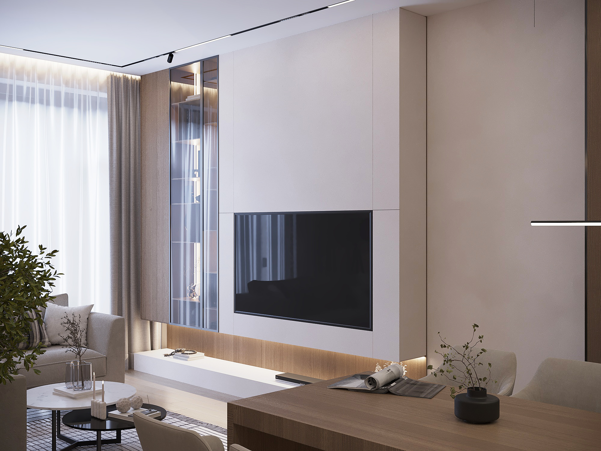 Студия в стиле минимализма-2