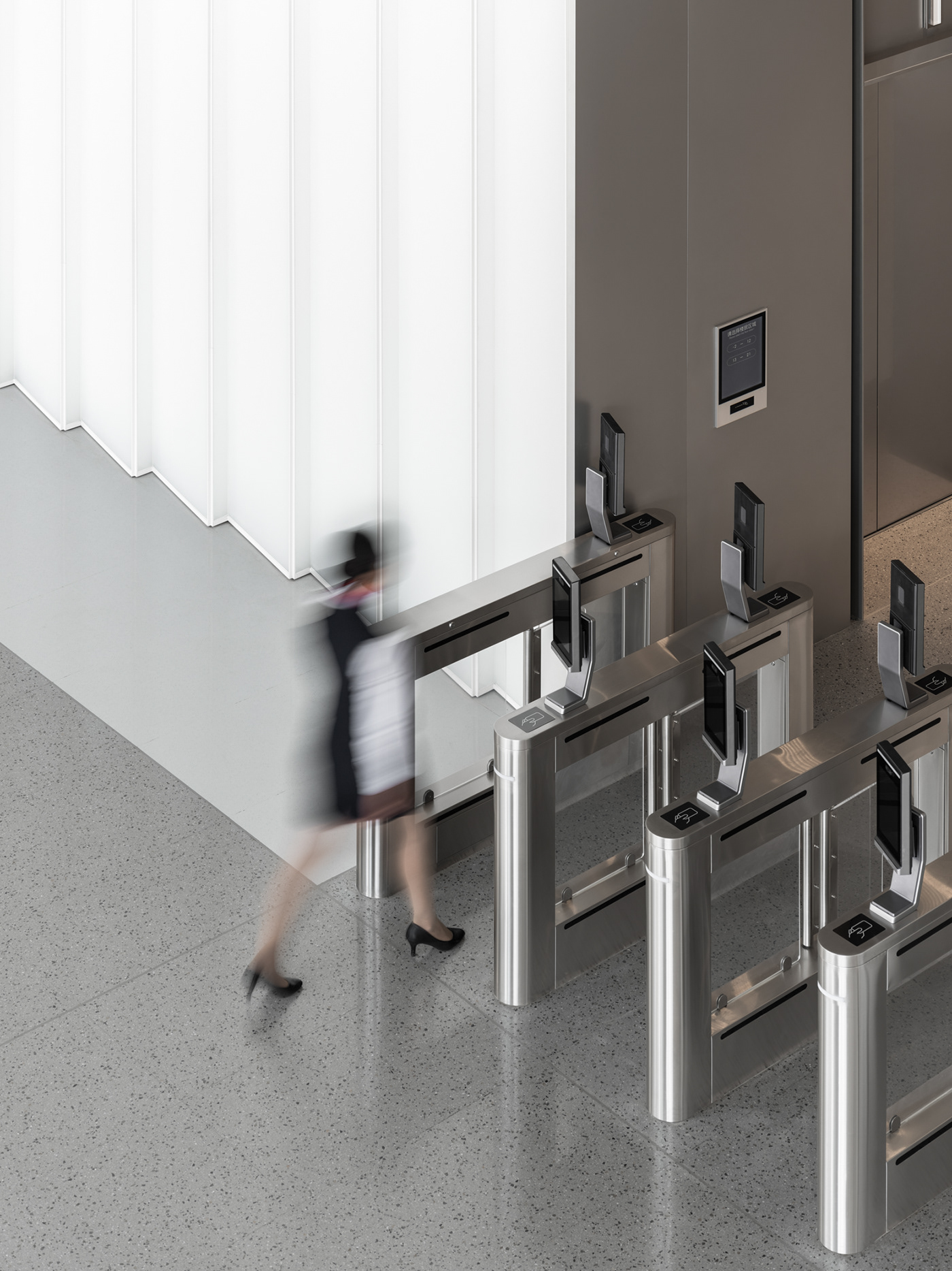 国润城 F1 写字楼大堂丨中国西安丨HONG Designworks-18