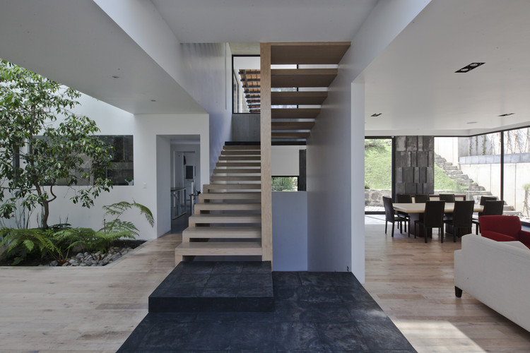 墨西哥陡坡上的绿意之家-7