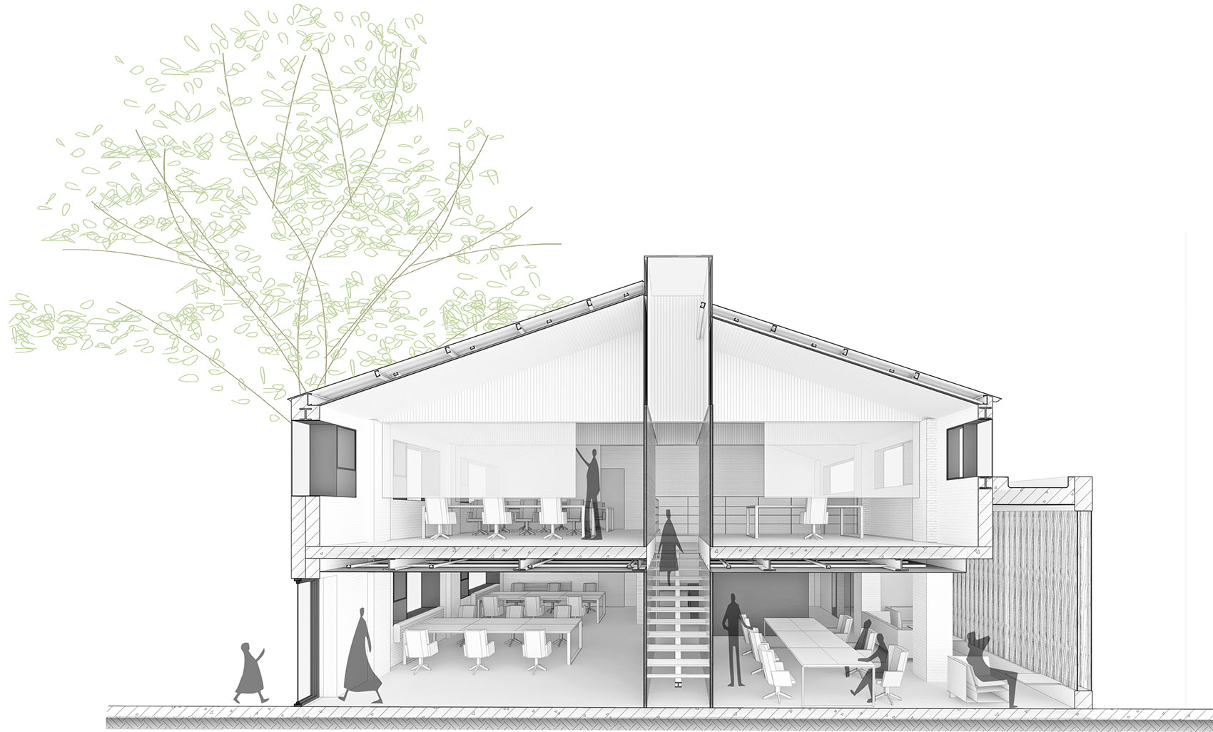 半壁店1号文化创业园8号楼改造，中国 / CPLUS-28