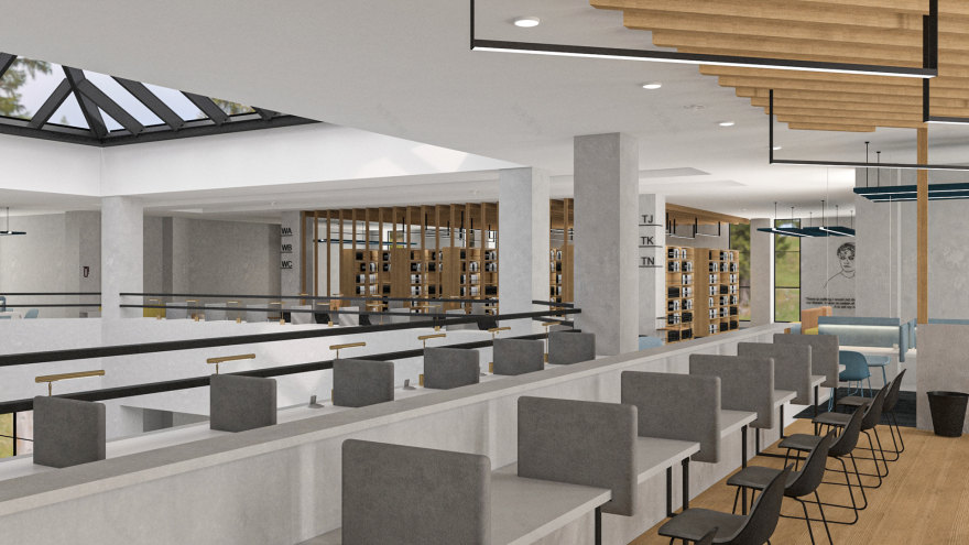 Kocaeli 大学图书馆设计丨Begum Seckin-34