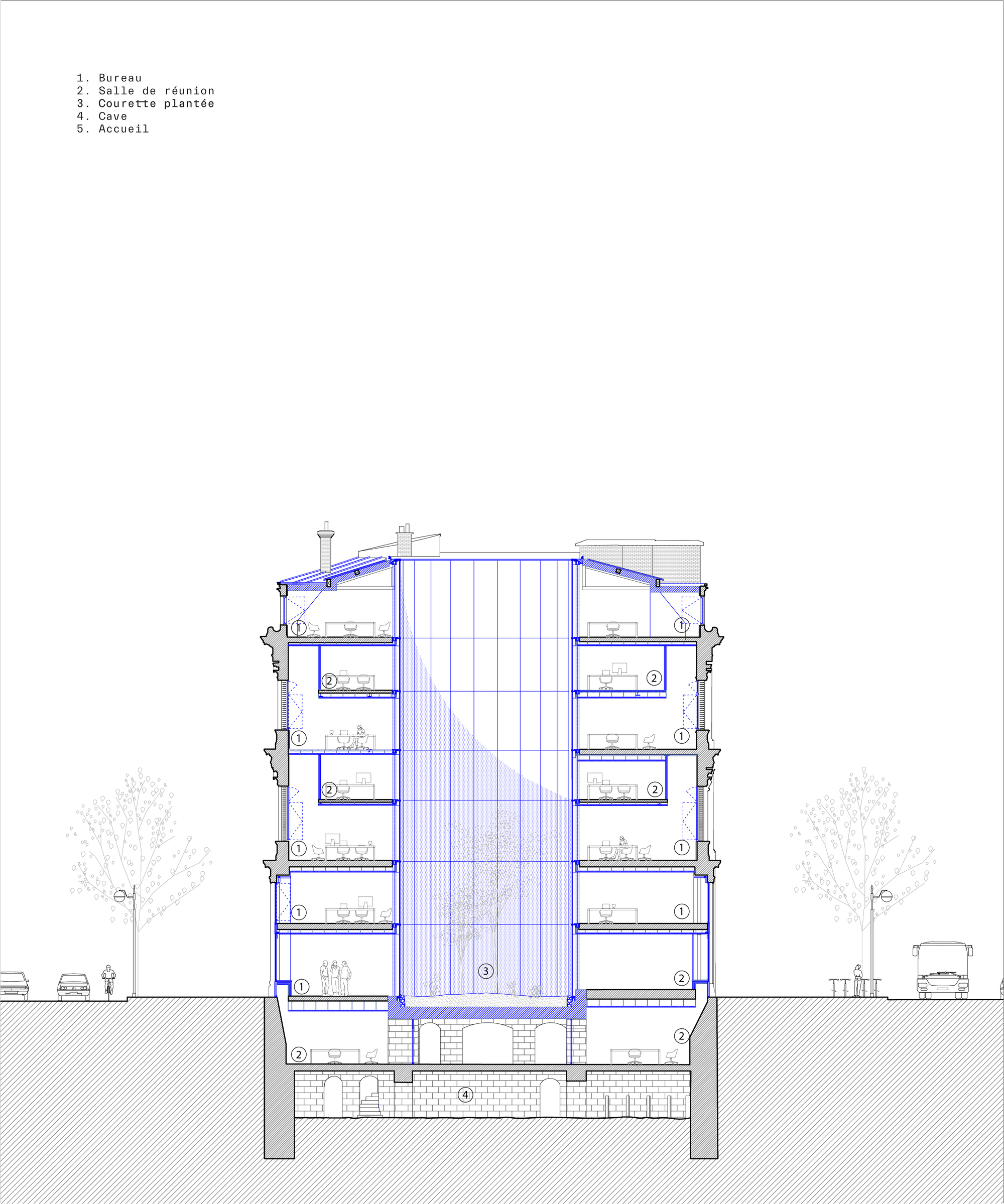 巴黎公证人公会丨法国巴黎丨L'Atelier Senzu,LAGNEAU Architectes-29