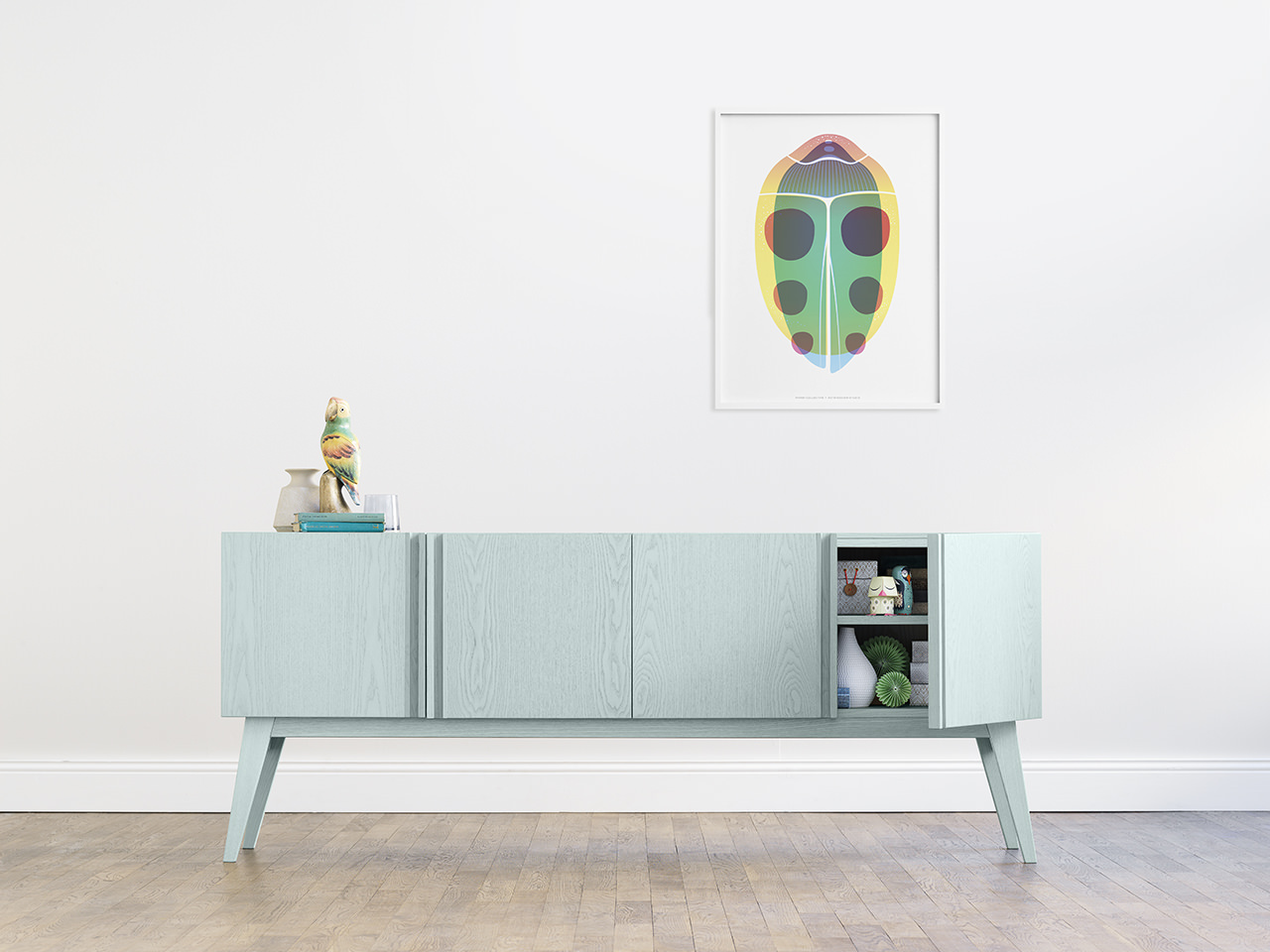 甲虫海报设计 | 印刷色彩的妙趣组合-1