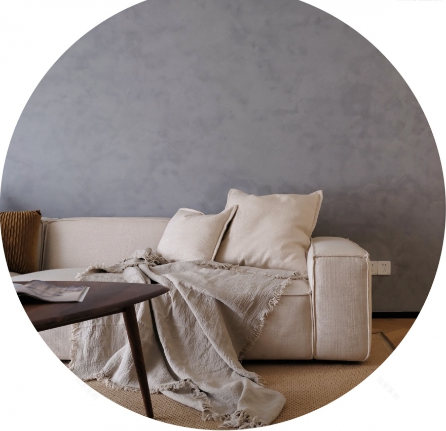 简约本心 | 胡桃木与亚麻的自然空间-0