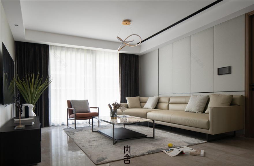 浓浓月色 · 现代轻奢四室两厅软装改造丨内舍软装·总部设计团队-8