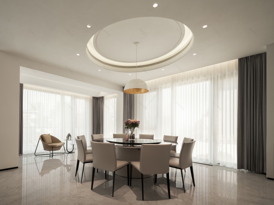 太湖高尔夫山庄别墅丨中国苏州丨苏州乾园空间装饰有限公司-18