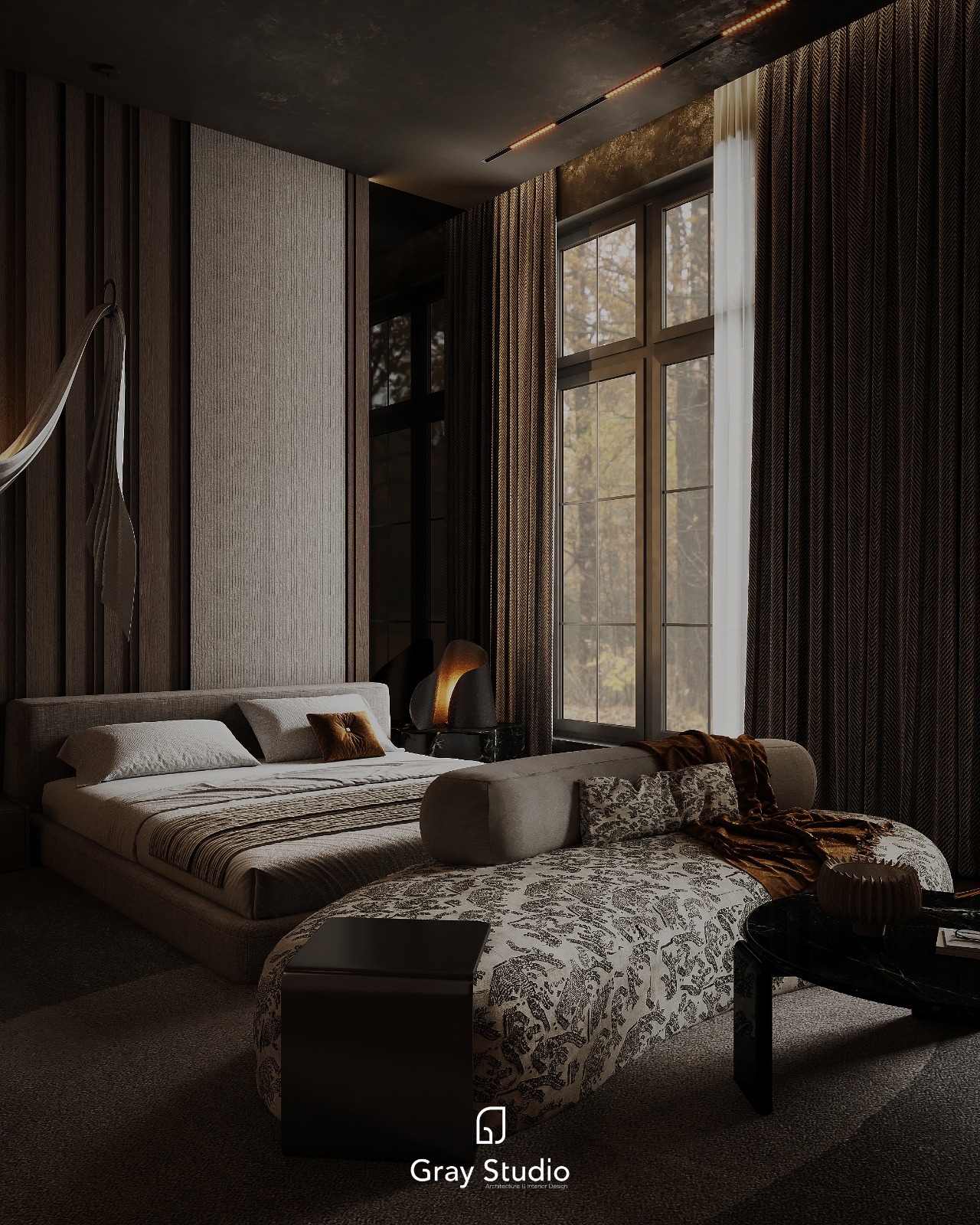 主卧设计项目丨英国丨Gray Studio-11