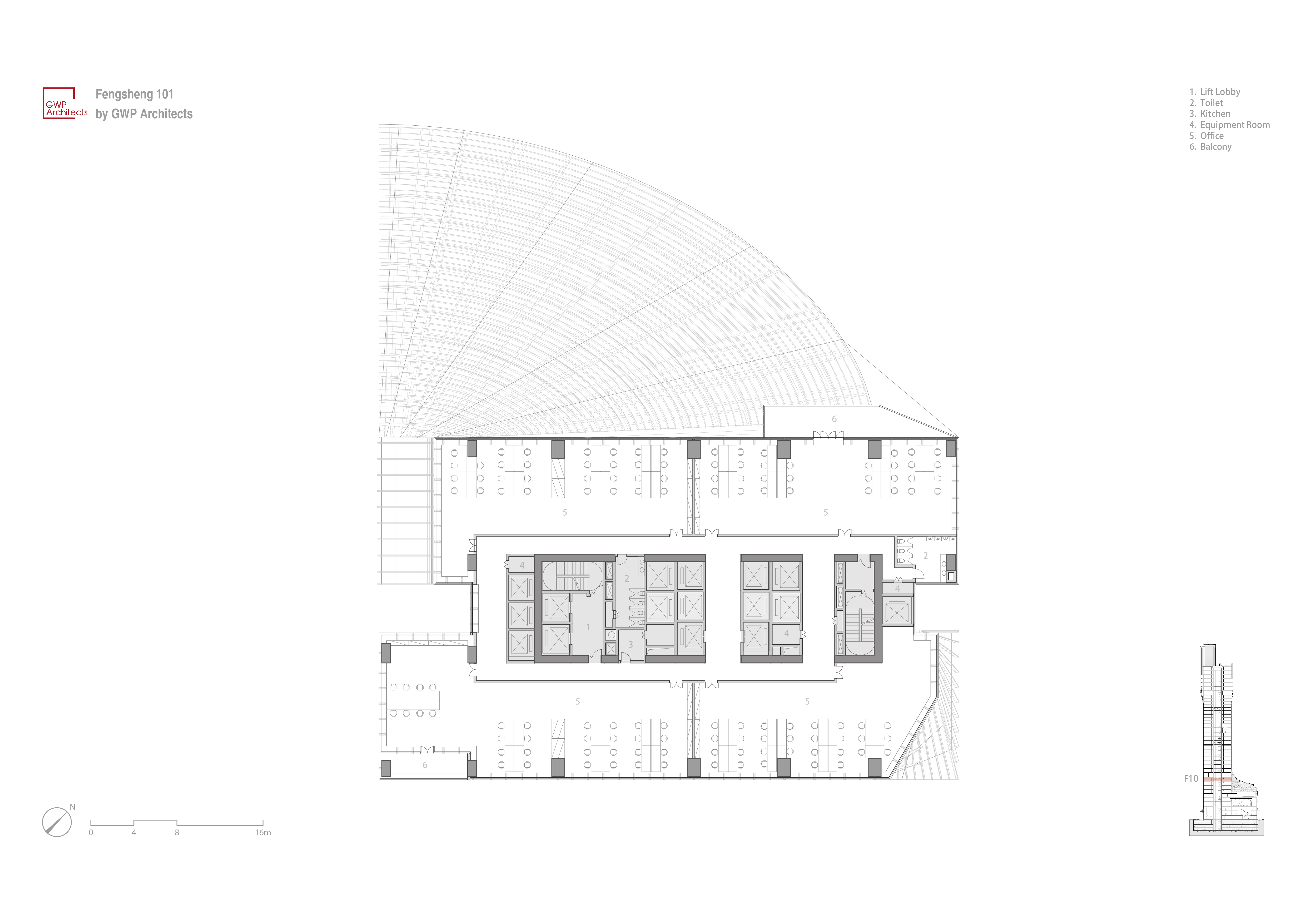 广州风生 101 塔 | GWP Architects 打造的地标性商业建筑-29