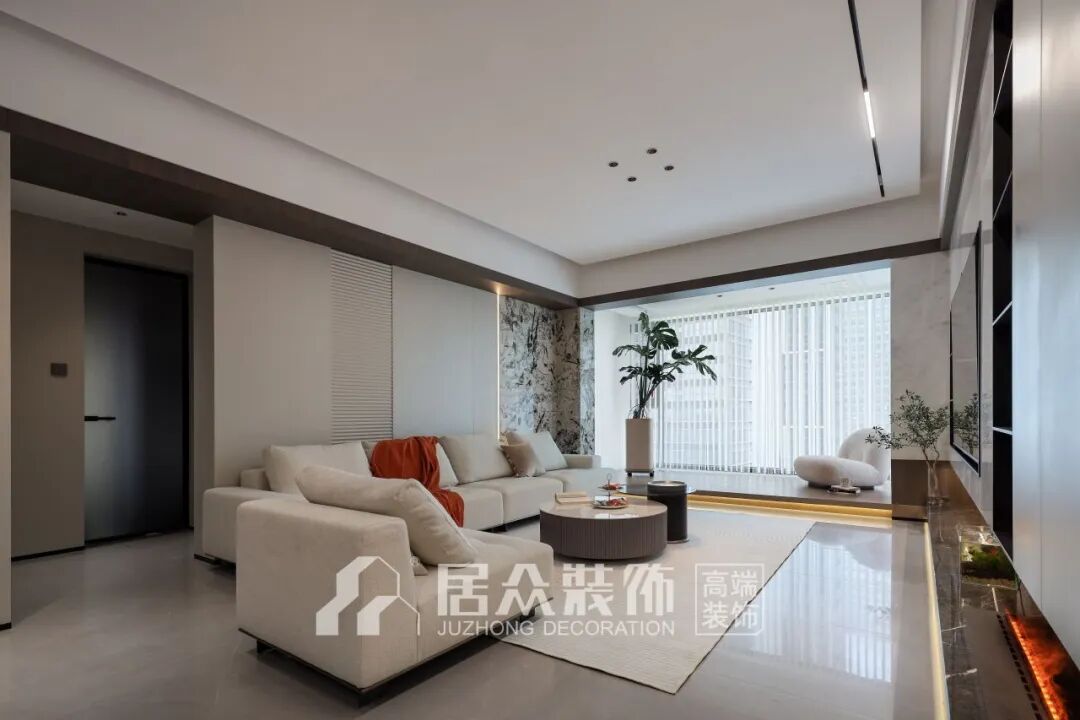 【居众实景作品】宝能城花园150㎡现代意式风：简约之处尽显优雅格调-34