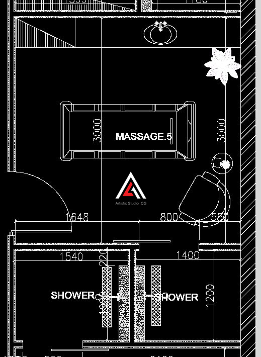 利雅得男士水疗中心丨沙特阿拉伯利雅得丨ARTISTIC STUDIO CG-33
