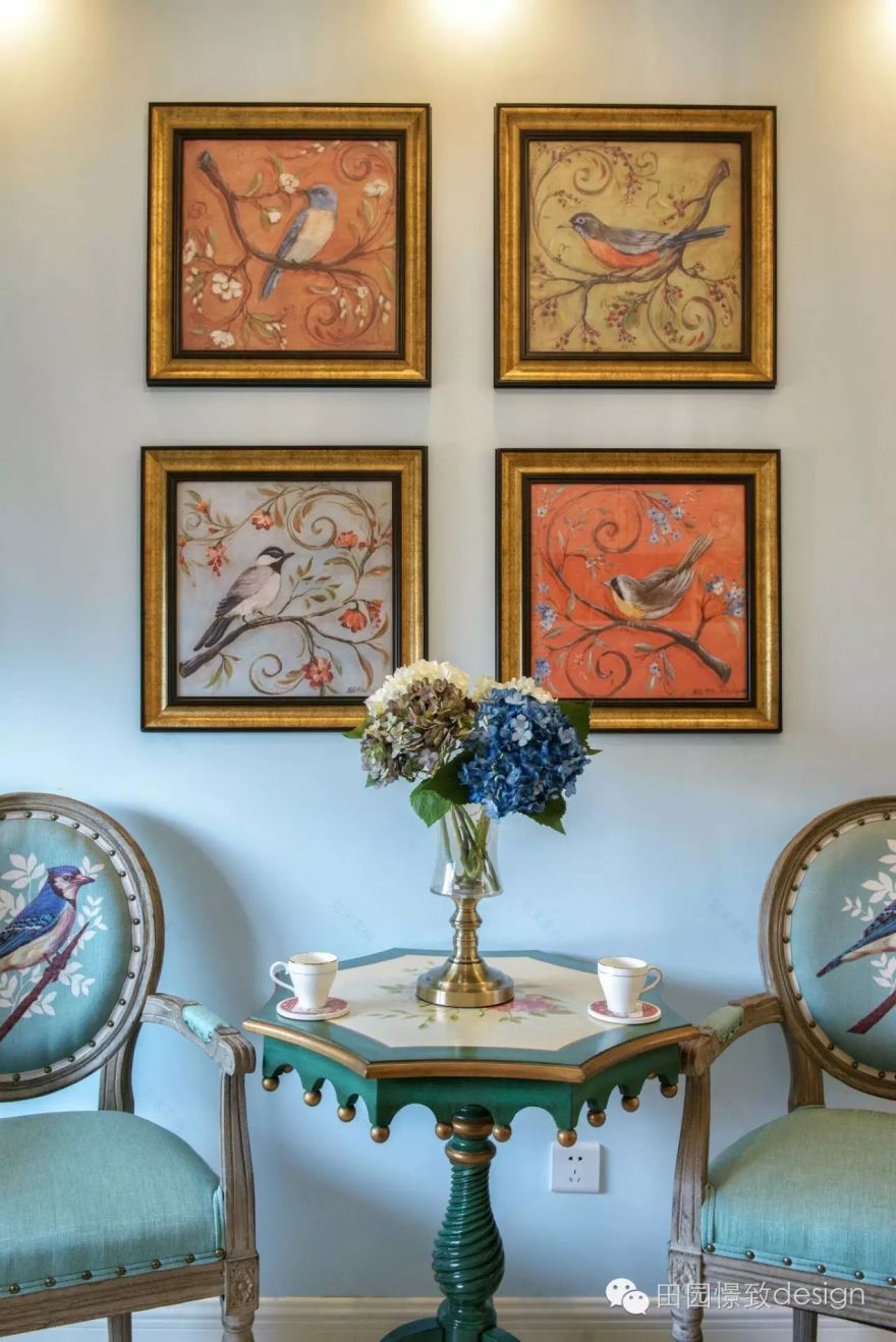 德阳棕榈美式混搭家居,温柔浪漫的空间艺术-40