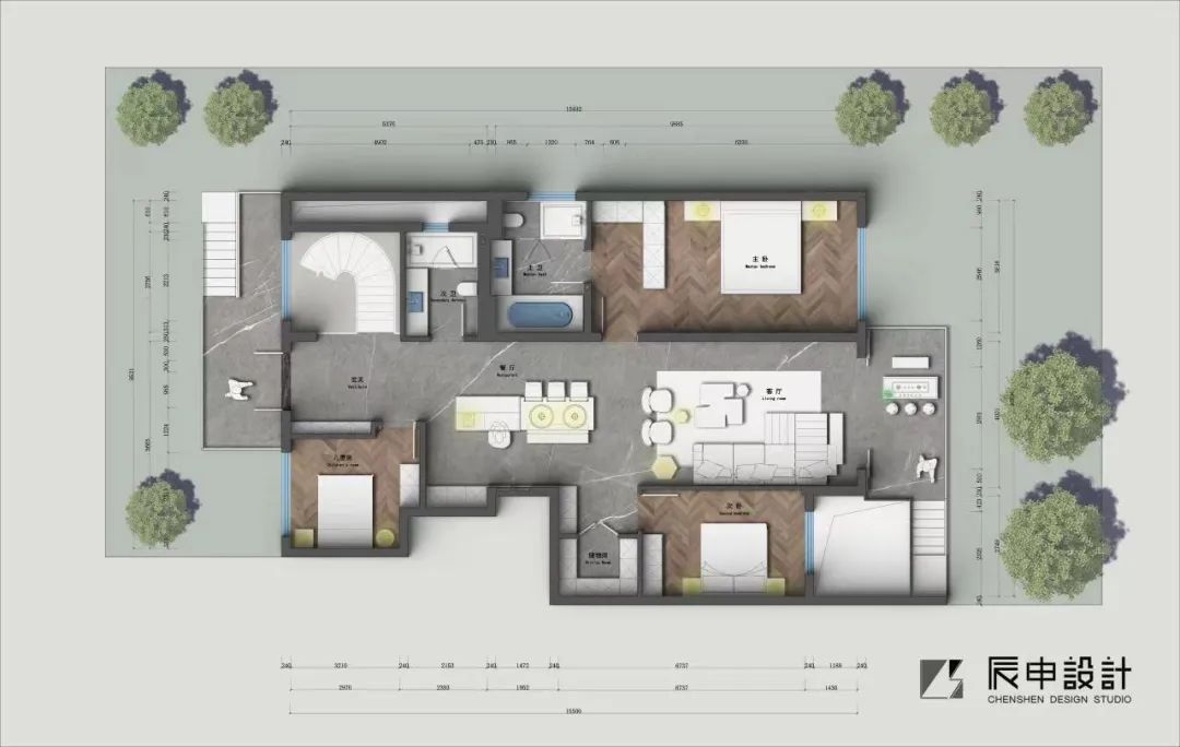 祥源金港湾地复式养老房丨辰申设计-22