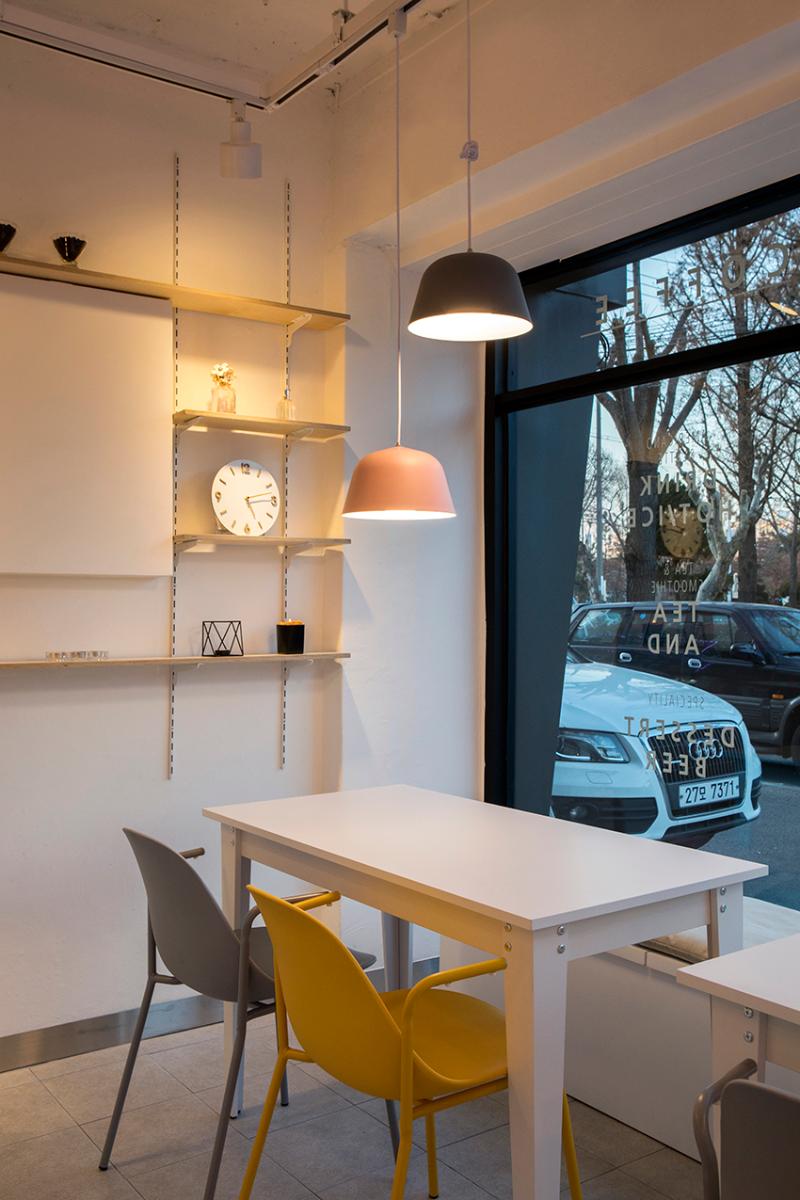 简约清新 韩式咖啡厅设计-9