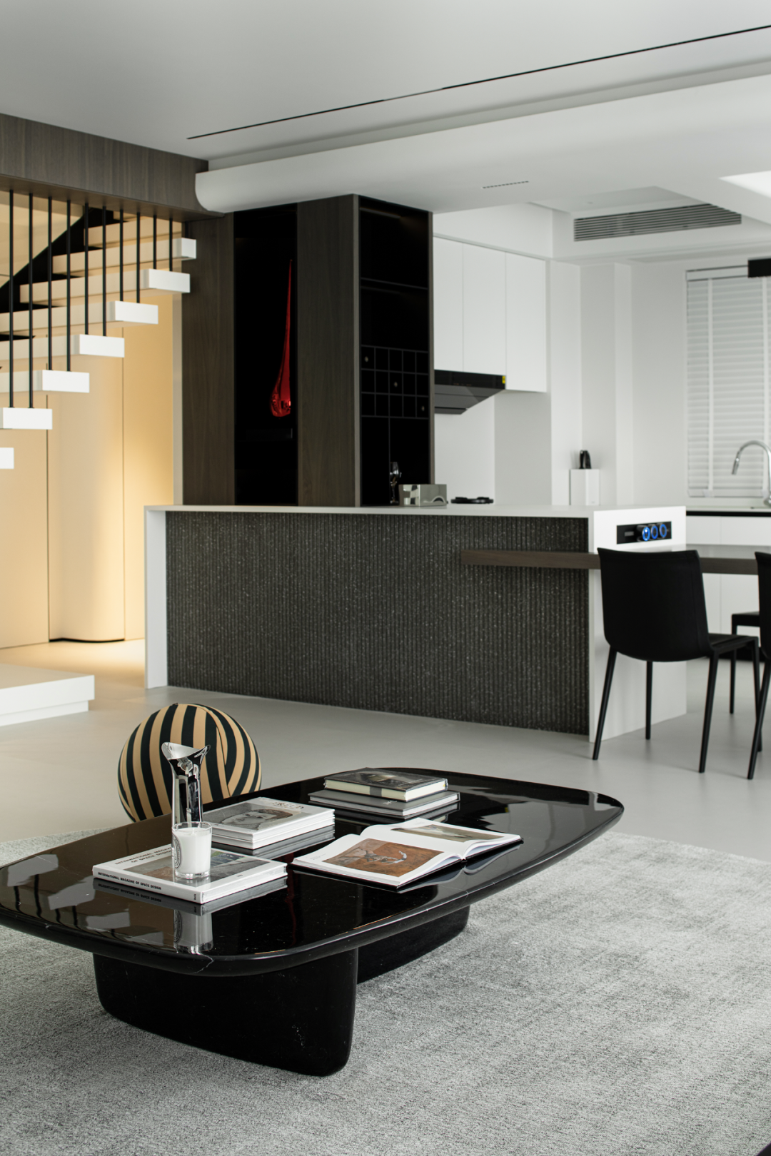 中央公园住宅 · 简约克制的现代美学盛宴丨傅文宇-16