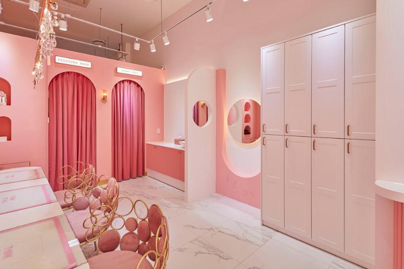 18 平粉色小店，甜美空间设计-9