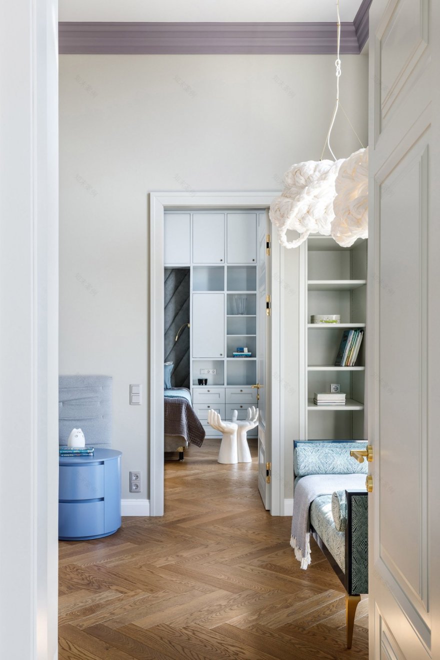 莫斯科顶层公寓,打造理想氛围的室内设计佳作-14