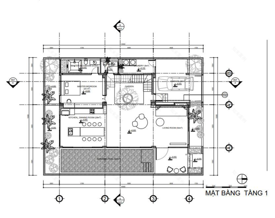 绿意盎然的三层别墅 | 和谐自然的生活空间-53