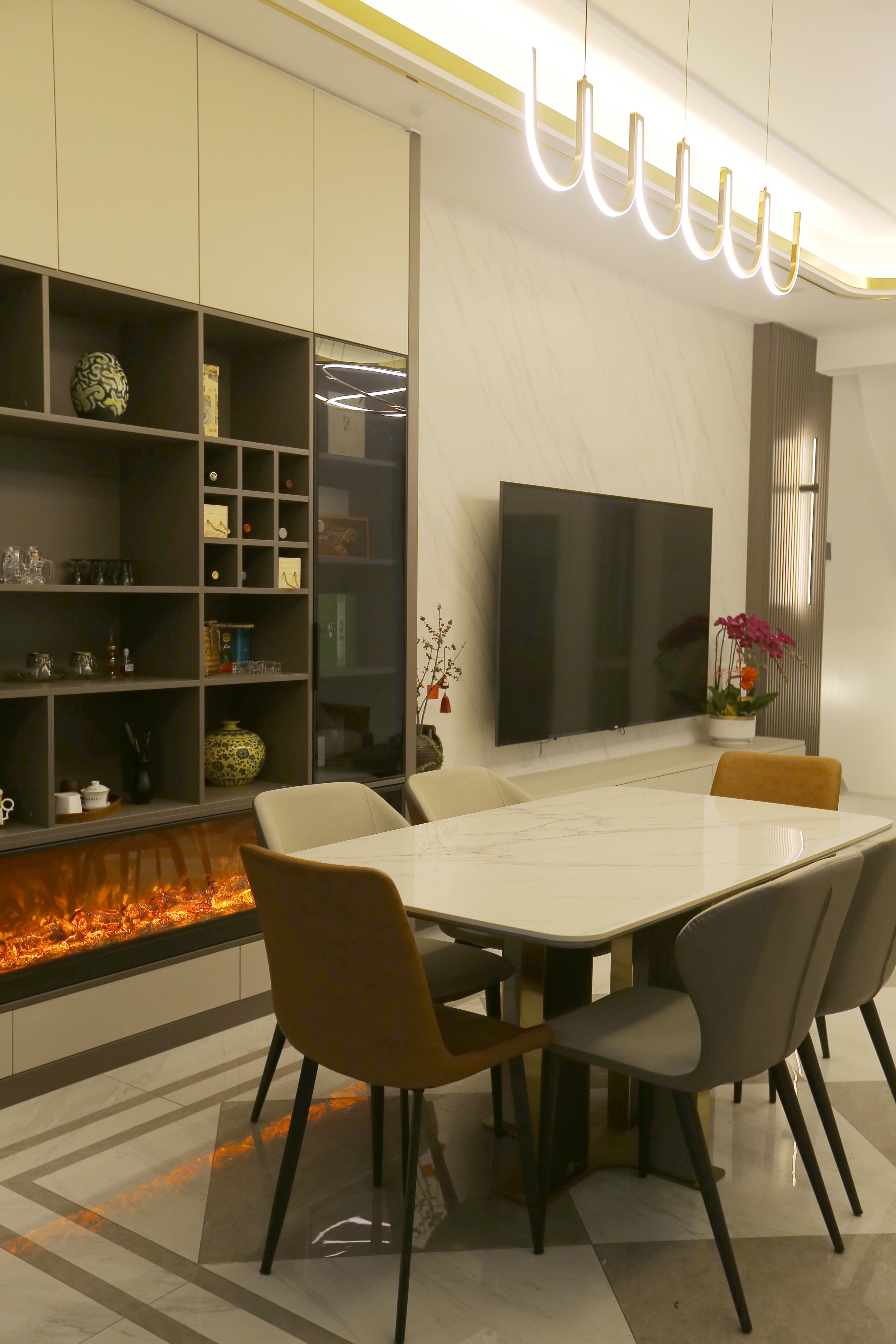 350 平现代轻奢王宅丨FIONA 信菲-9