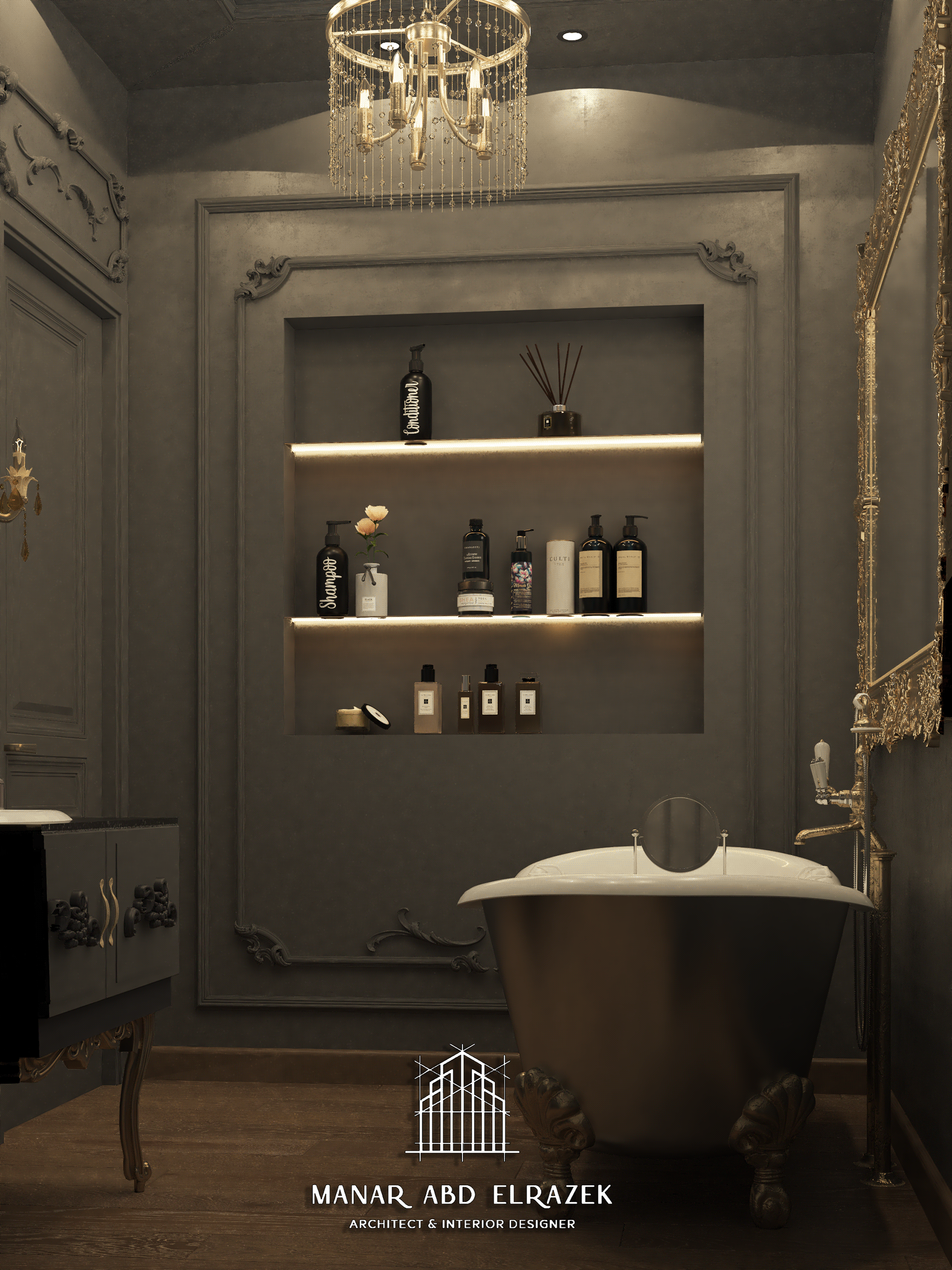 哥特女孩卧室丨卡塔尔多哈丨True Home Company-25