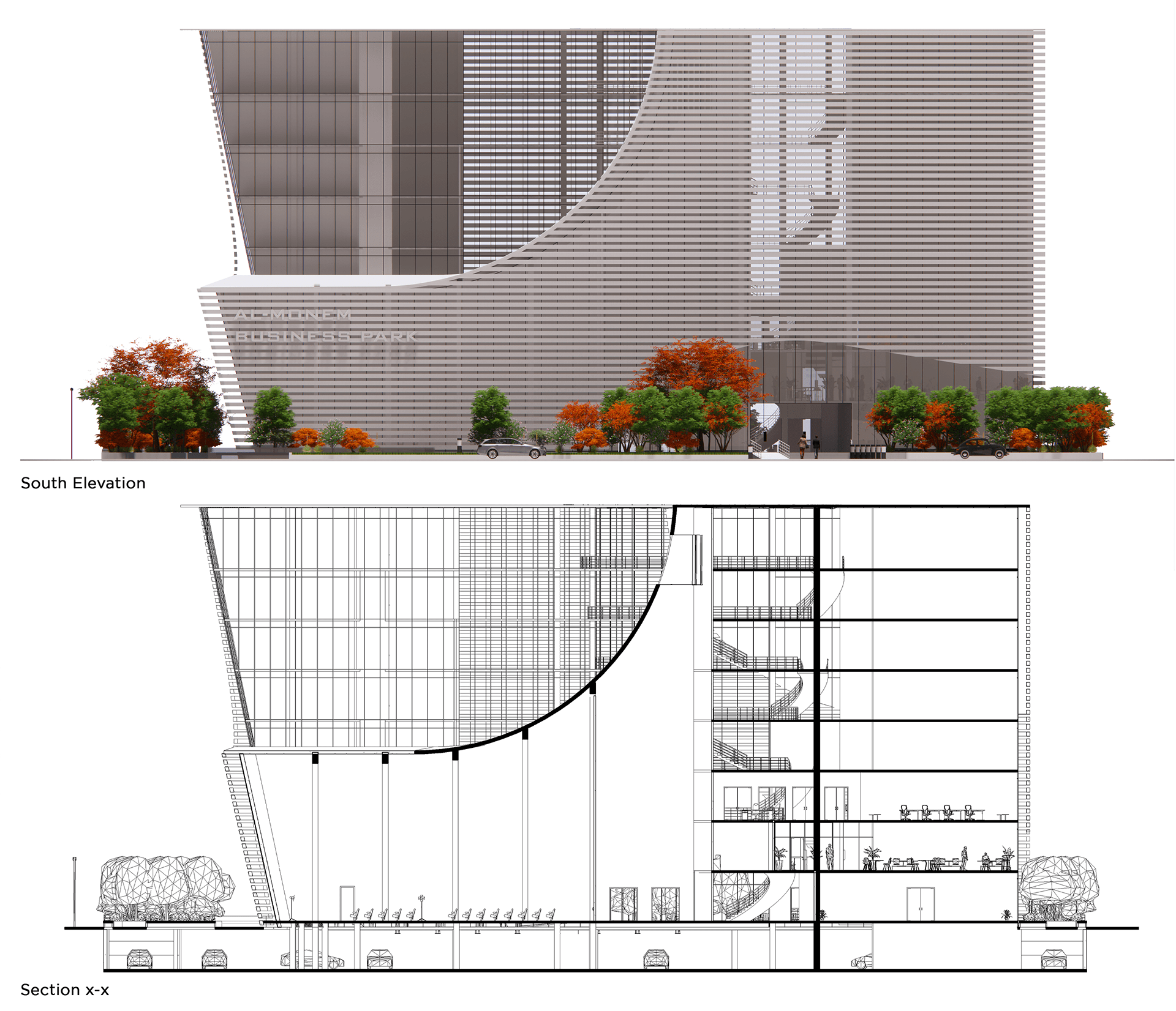 ALMONEM 商务园区丨开罗大学工程学院建筑系-10