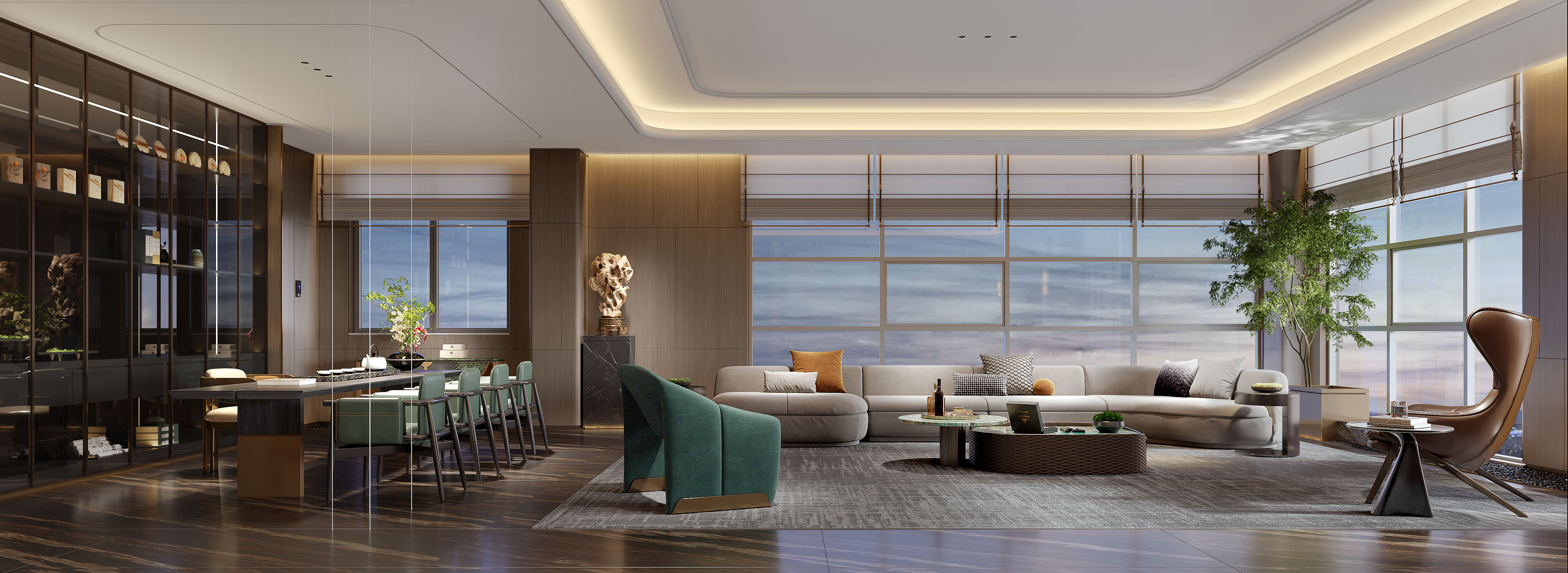 高端会所设计丨中国榆林丨郑合建筑设计咨询（西安）有限公司-8