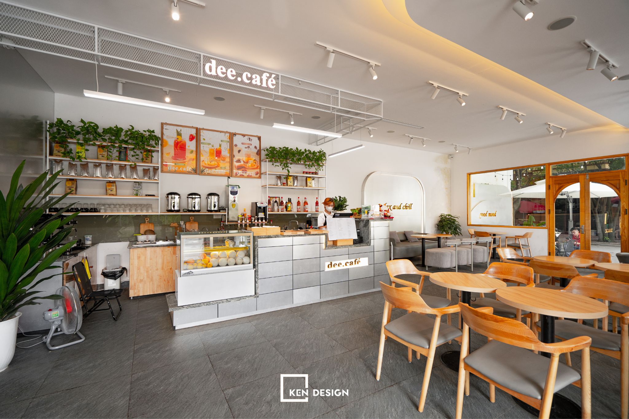 Dee Cafe咖啡店装修工程丨KenDesign-26