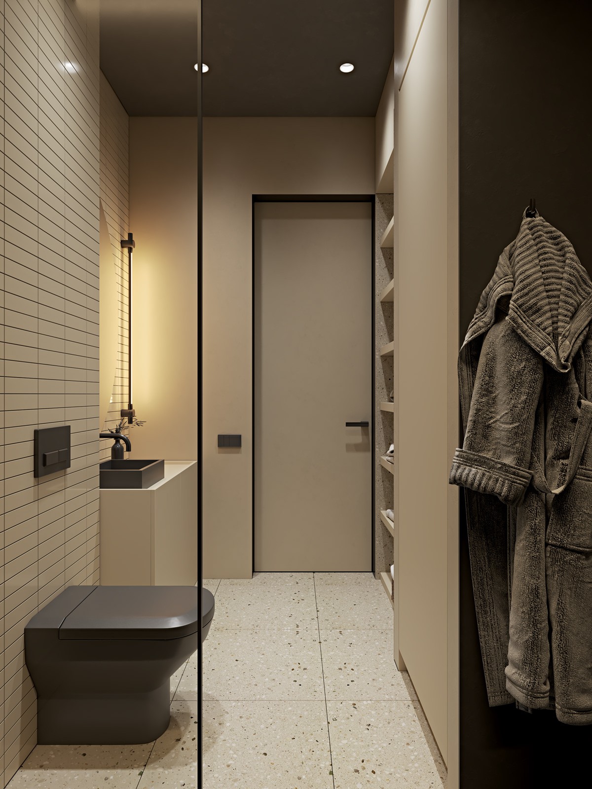 乌克兰基辅--现代清新质感公寓-23