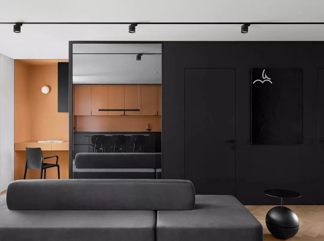 黑白魅力 · 120㎡艺术空间设计丨Alexandra Burmistrova-33