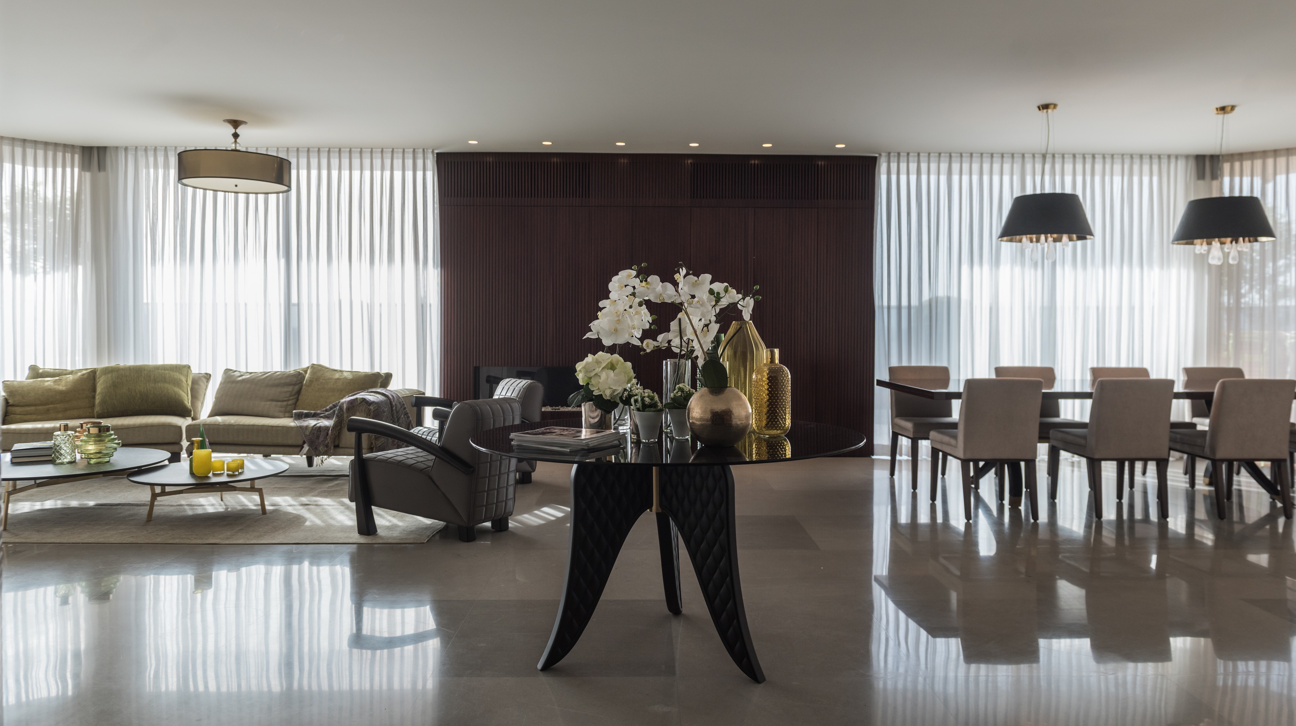 特拉维夫五角大楼顶层公寓 - 色彩斑斓的现代家庭空间-2