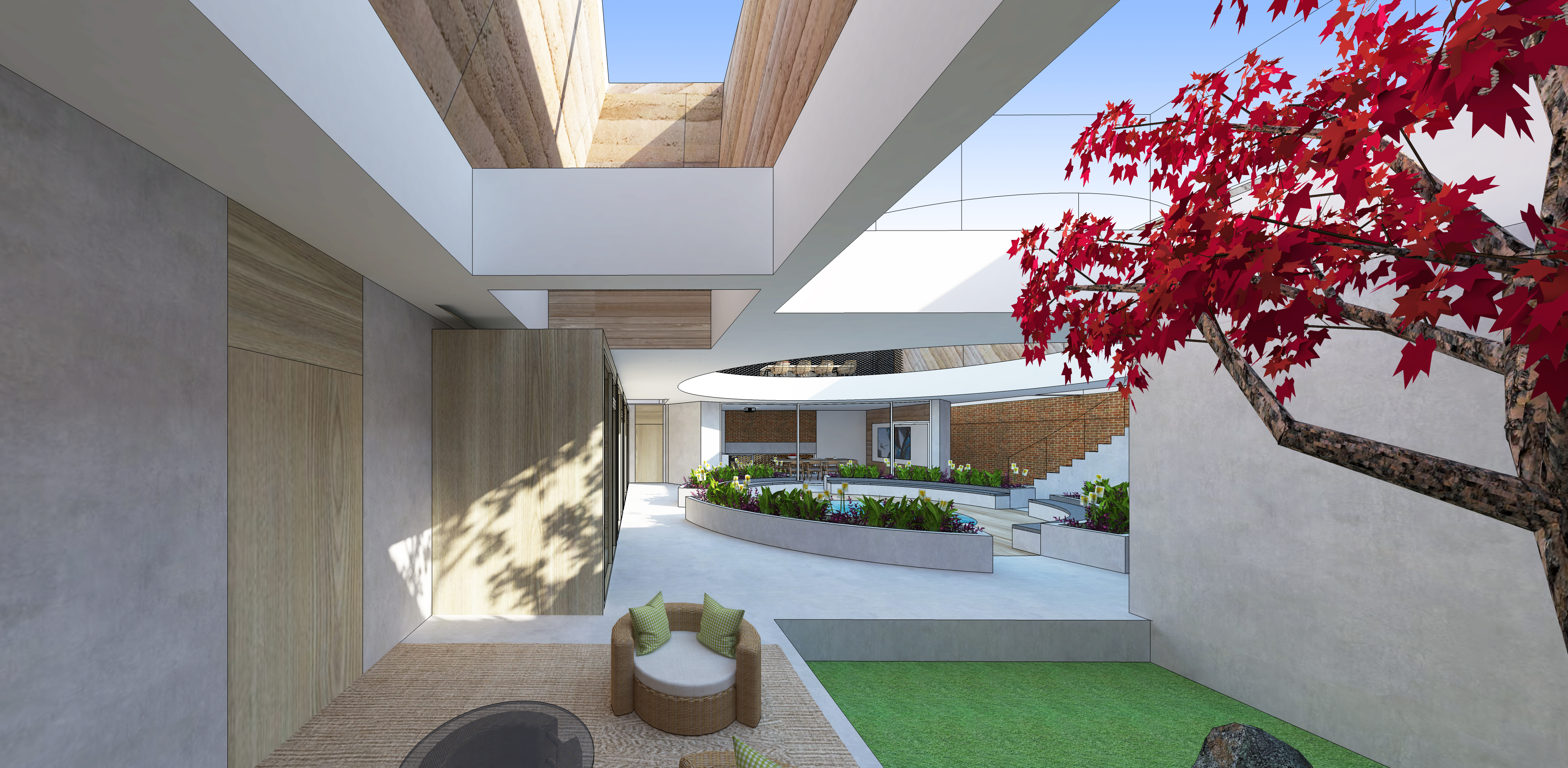 昌平圆上山丘民宿改造设计丨中国北京-13