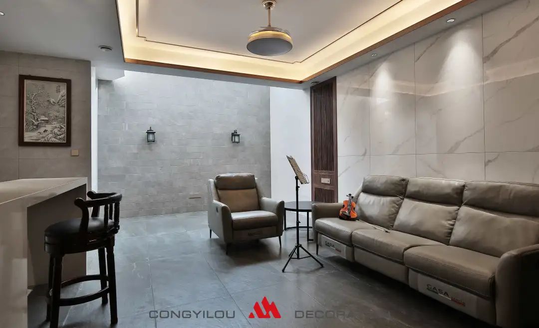 南昌绿地卢塞恩新中式别墅丨中国南昌丨丛一楼装饰-34