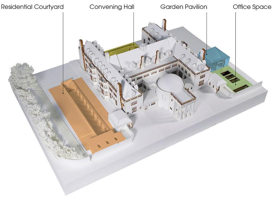 Rhodes基金会总部改造丨英国牛津丨Stanton Williams-17