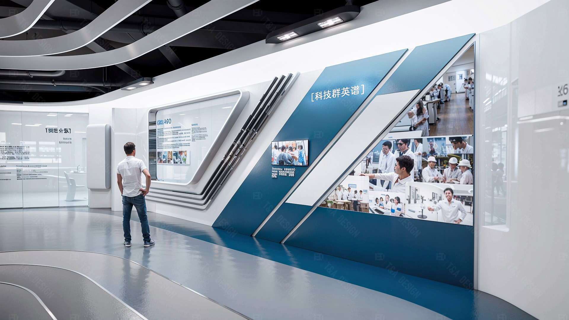 航天企业展厅-17