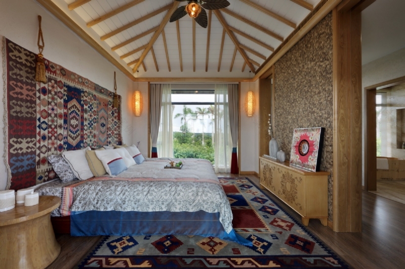 墨客设计 海南诺德·丽湖半岛一期E2别墅 新黎族风情-11