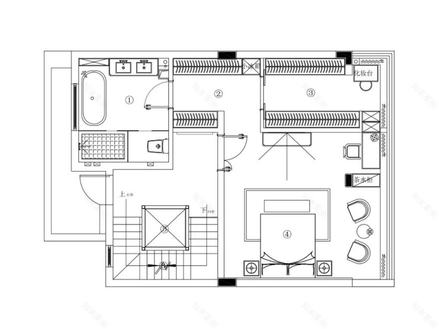 360㎡现代风|市心府:木中藏雅,无序藏奢-58