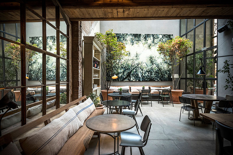 巴塞罗那GATS时尚工业风餐厅-0