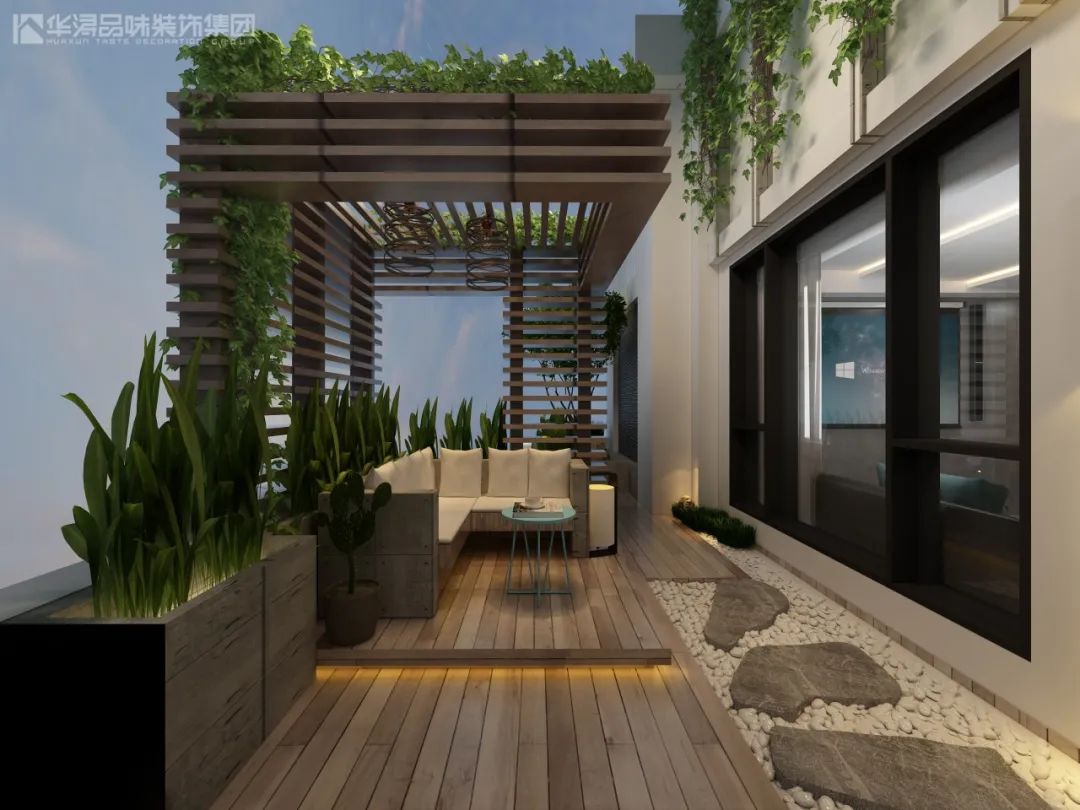 300m²现代轻奢复式,优雅石材与奔放木质交织质感生活-53