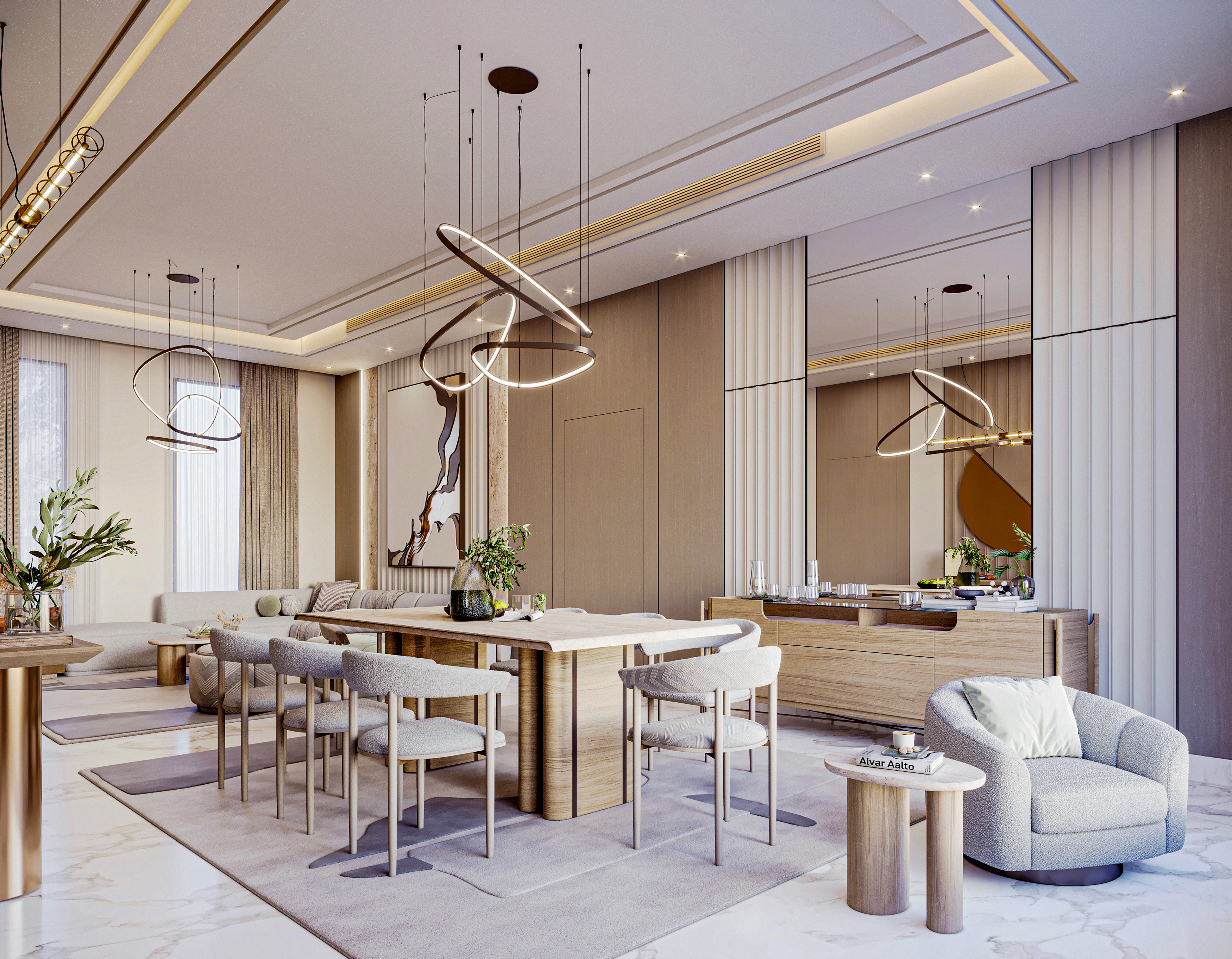 Living & Dining Area Design-8