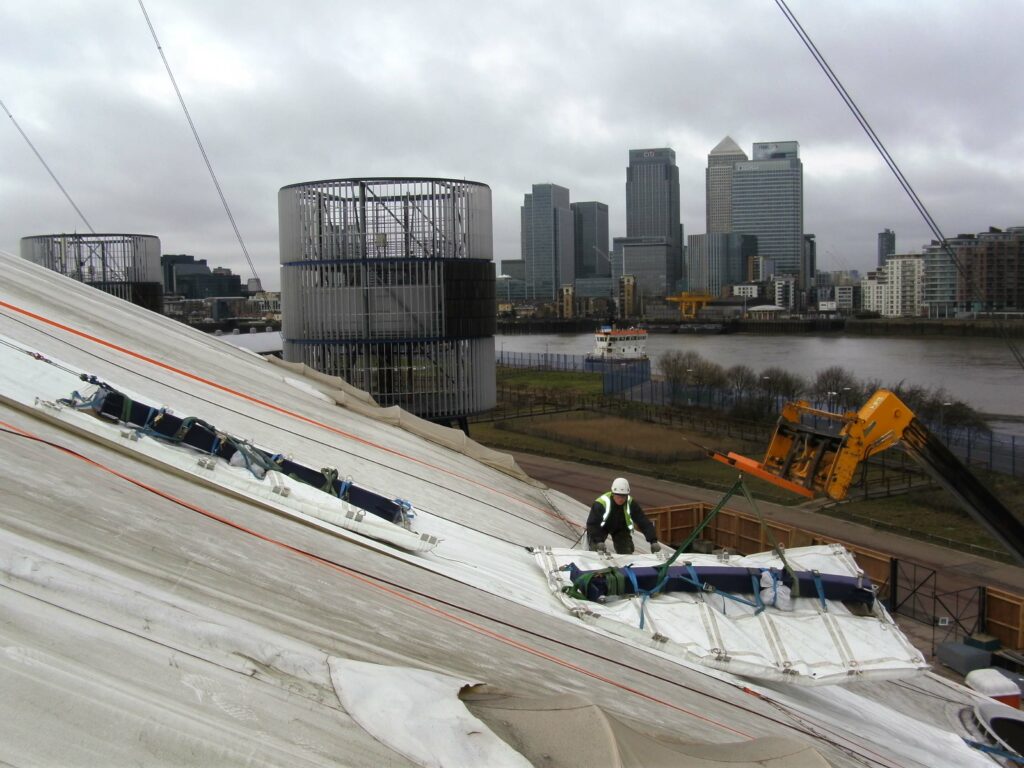 O2场馆上方的基础结构丨英国伦敦-49