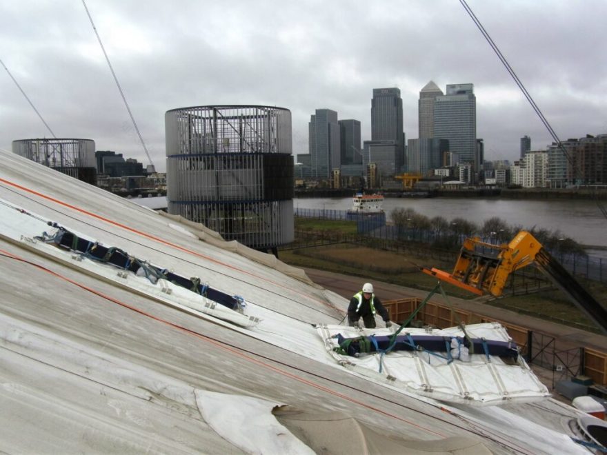 O2场馆上方的基础结构丨英国伦敦-49