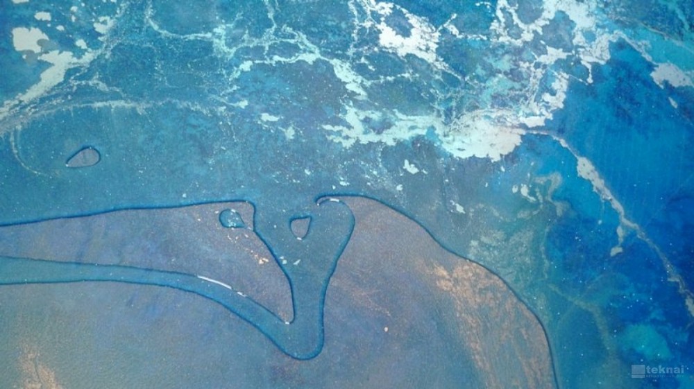 艺术树脂漆打造蓝色海洋空间-7