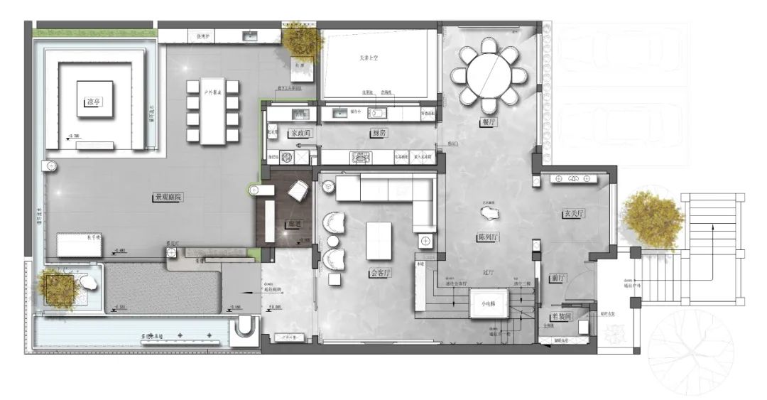 福州金桥花园摩登都会——北辰意创打造现代美学空间-131