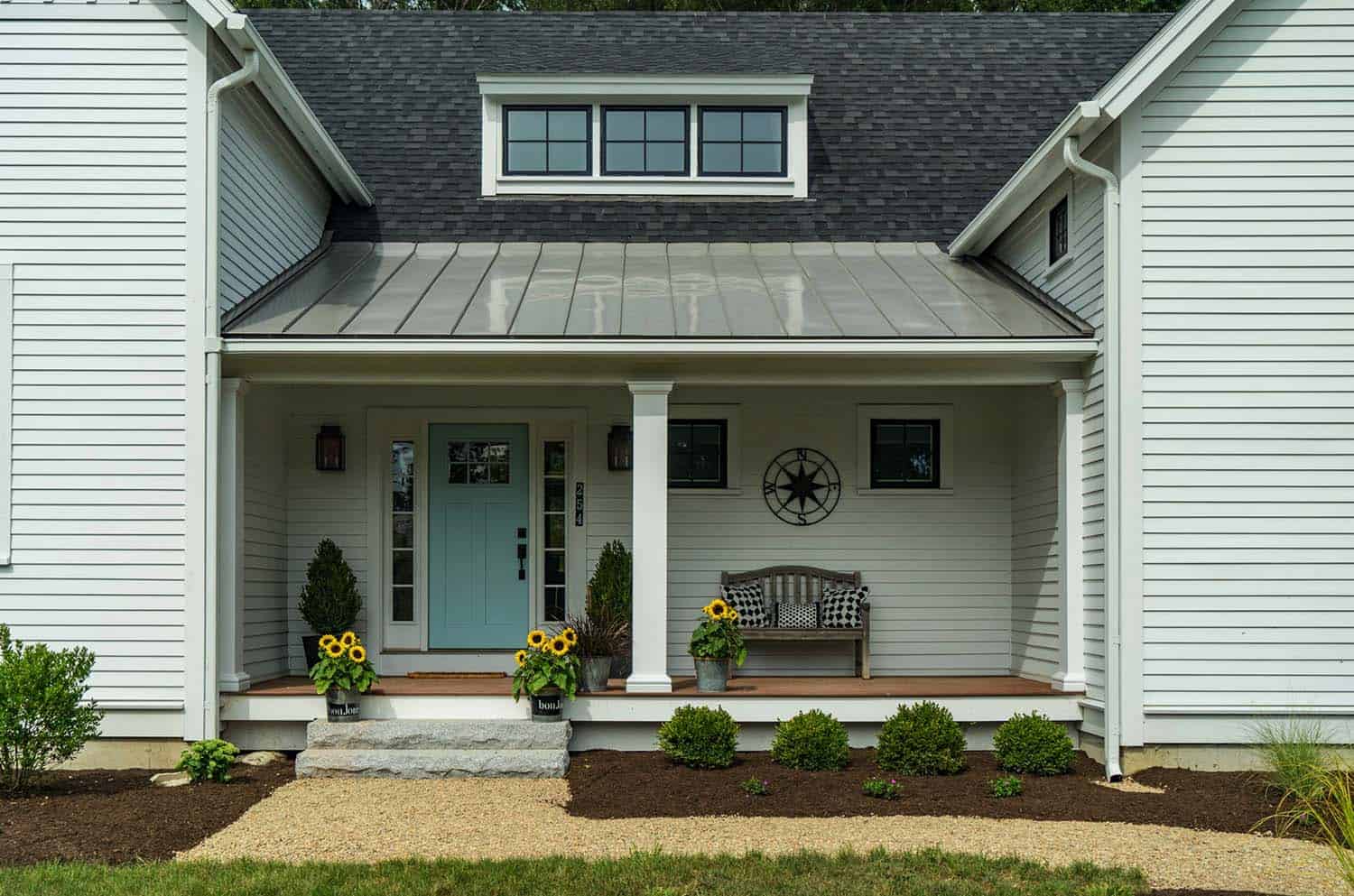 Modern farmhouse style nestled in an idyllic woodsy New England setting-1