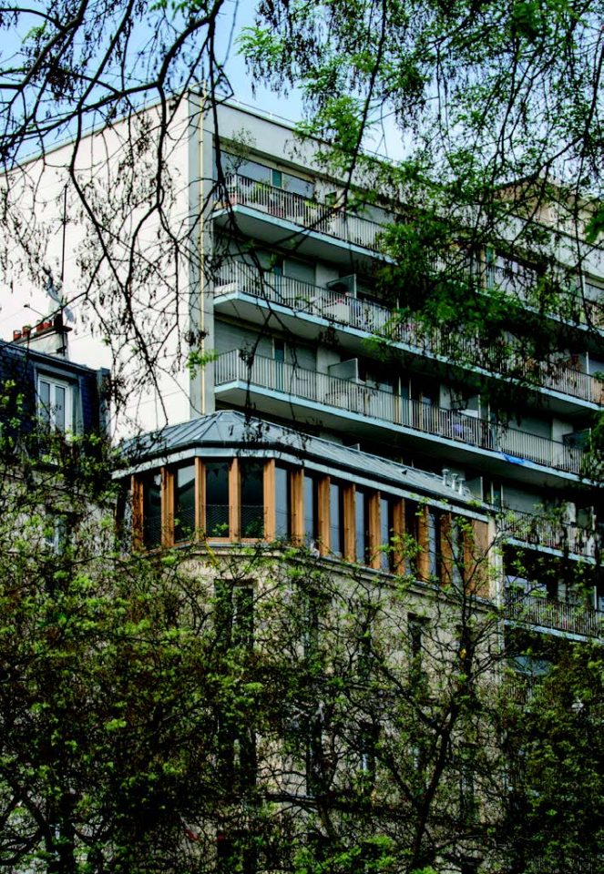 巴黎11区某临街建筑木构加建项目丨法国巴黎丨Niney et Marca Architectes事务所-0